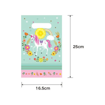 10 Bolsas Para Piñata Unicornio Bolsas Para Dulces Piñata Unicornio