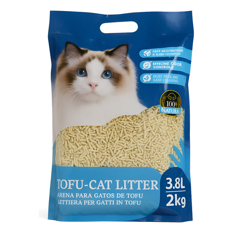 Arena Tofu Arena Sanitaria Arena Aglutinante Tofu 2 Kg