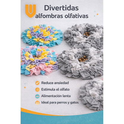 Alfombra Olfativa Perro Juguete Interactivo Estimulador Masc