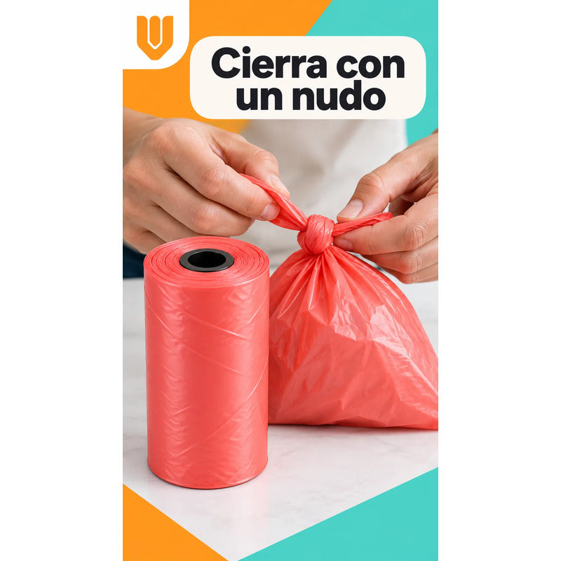 Pack 10 Bolsas Higiene Canina Multicolor Diseño Compacto Multicores