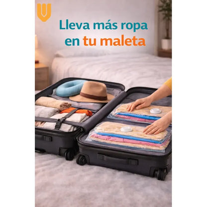Bolsa Vacio 40x60 Valvula Hermetica Compresora Ropa Closet