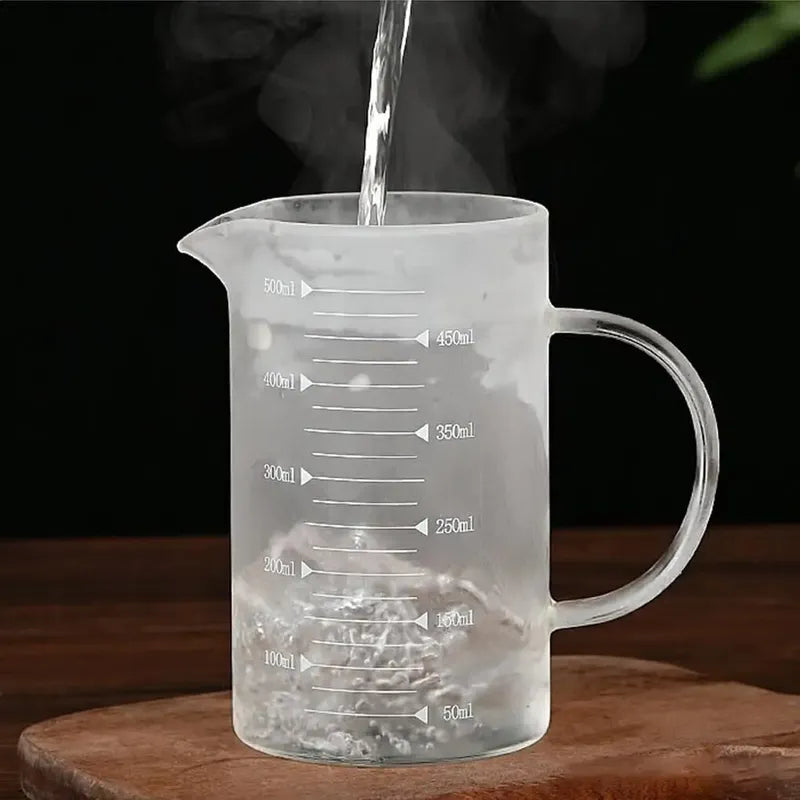 X2 Taza Medidora Con Tapa Taza Medidora Vidrio Taza Medidora Transparente