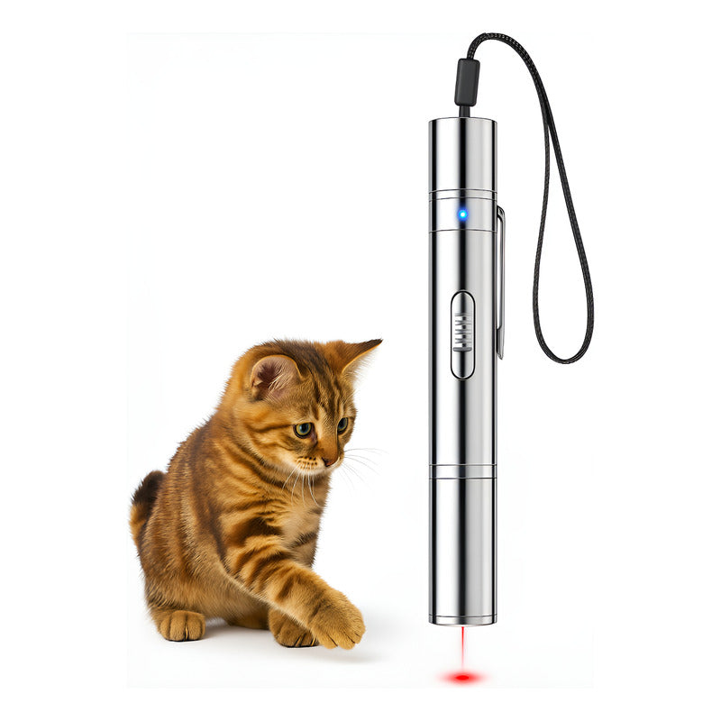 Puntero Laser Usb Juguete Laser Interactivo Gatos Recargable