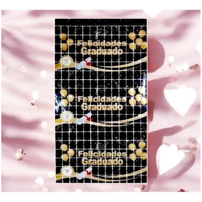 Cortina Metalizada Guirnalda Decoración Graduacion Decoracio