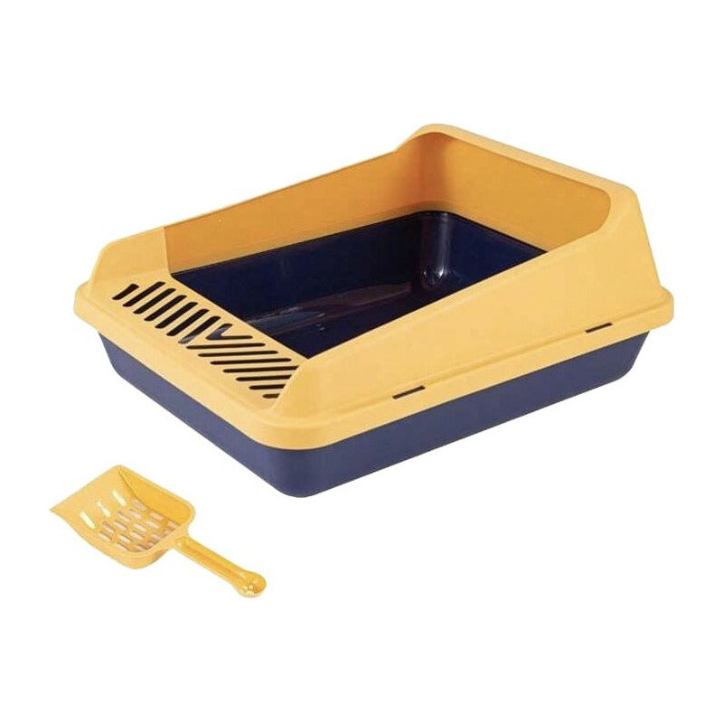 Arenero Para Gato Caja De Arena + Arena Para Gato Tofu 2.5kg