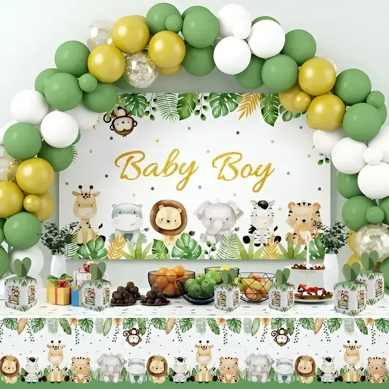 12 Cajas De Cotillon Safari Dulces Decoración Safari Fiesta Safari