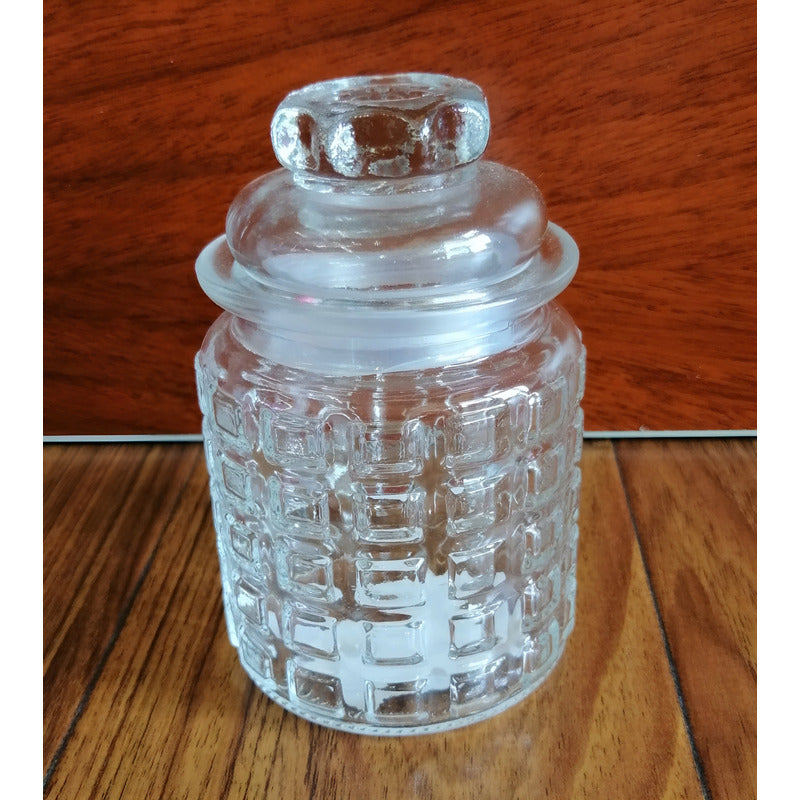 X6 Azucarero Frascos Especieros Hermetico Bombonera Azucarer Transparente