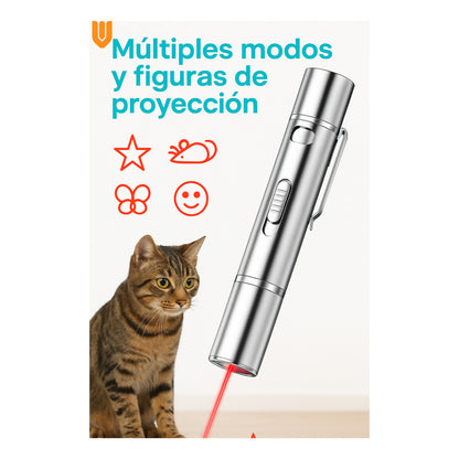 Puntero Laser Usb Juguete Laser Interactivo Gatos Recargable