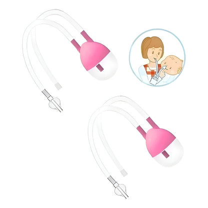 Pack X2 Aspirador Nasal Bebe Aspirador Nasal Con Deposito
