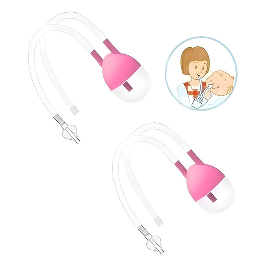 Pack X2 Aspirador Nasal Bebe Aspirador Nasal Con Deposito