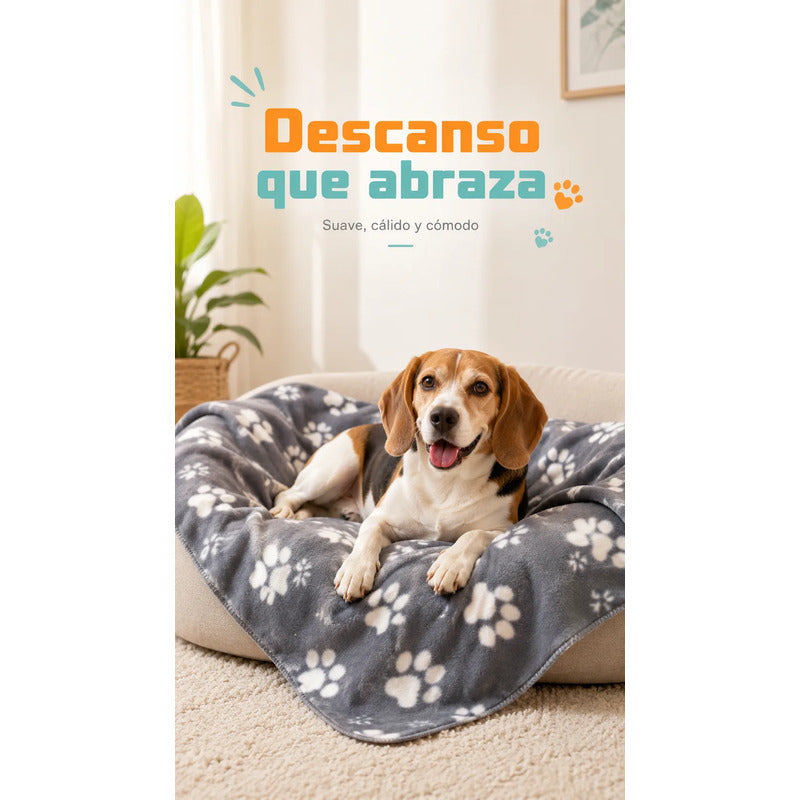 Frazada Manta Polar Mascotas Perros 90x120 Cm Lavable Hogar Multicolor Macho Polar Tonos Surtidos Animalitos Huellas Mascota Perros Manta Frazada Suave Lavable Sofa Cama Auto Viaje