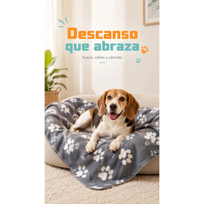 Frazada Manta Polar Mascotas Perros 90x120 Cm Lavable Hogar Multicolor Macho Polar Tonos Surtidos Animalitos Huellas Mascota Perros Manta Frazada Suave Lavable Sofa Cama Auto Viaje
