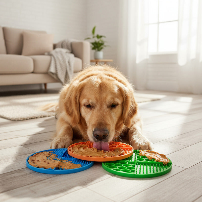 Lickimat Comedero Lento Perros Gatos Almohadilla Para Lamer