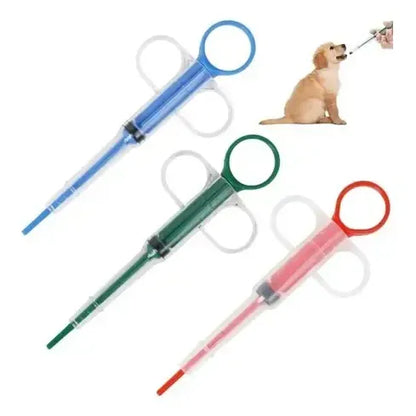 4 Jeringa Aplicador Medicina Gato Perro Alimentación Mascota Multiicolor