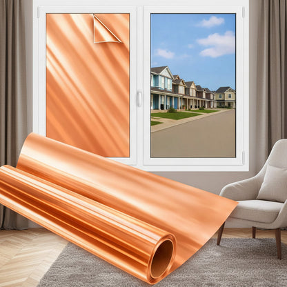 Vinil Espejo Privacidad Film Solar Electrostica Ventanas