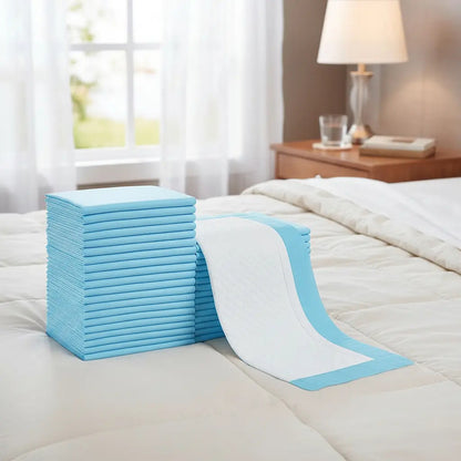 120 Sabanilla Adulto Protector Cama Pañales Protector 45x60 120 Sabanilla 45x60cm Azul