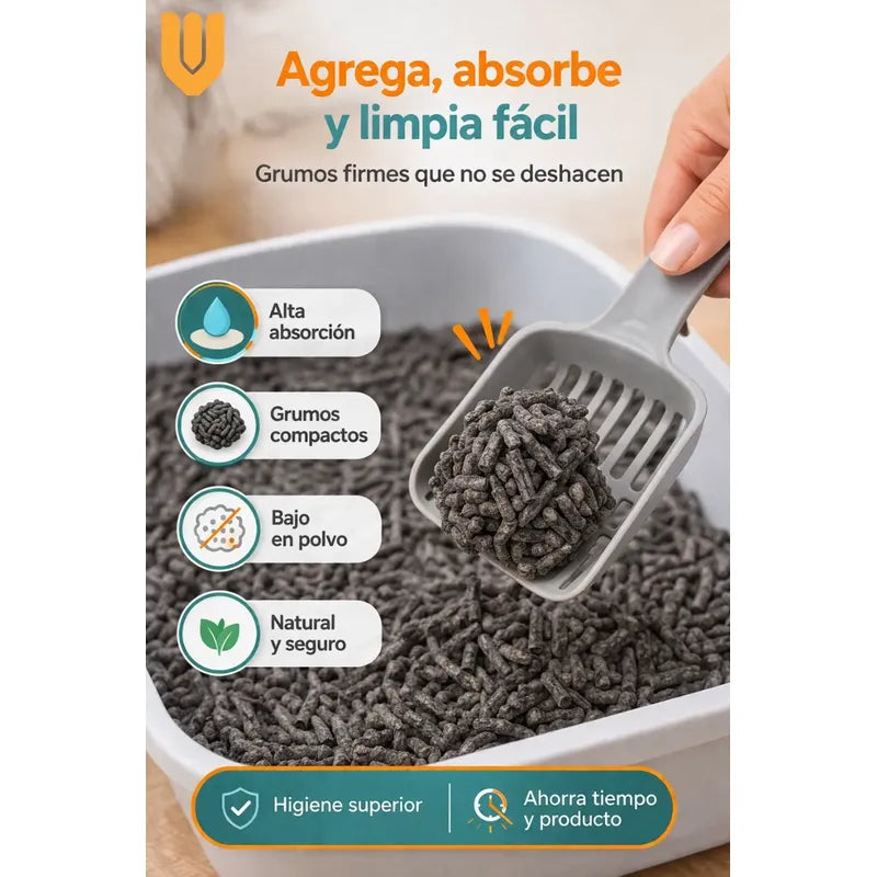 2 Arena Tofu Carbon Activado Sanitaria Gatos Mascotas 2.5 Kg 2 Unidades Carbon Activado Lavanda