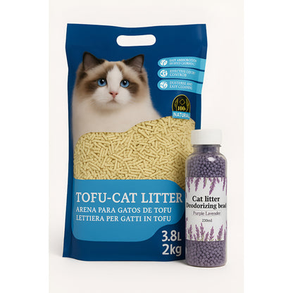 Arena Tofu Arena Sanitaria 2 Kg Aromatizador Arena Gato