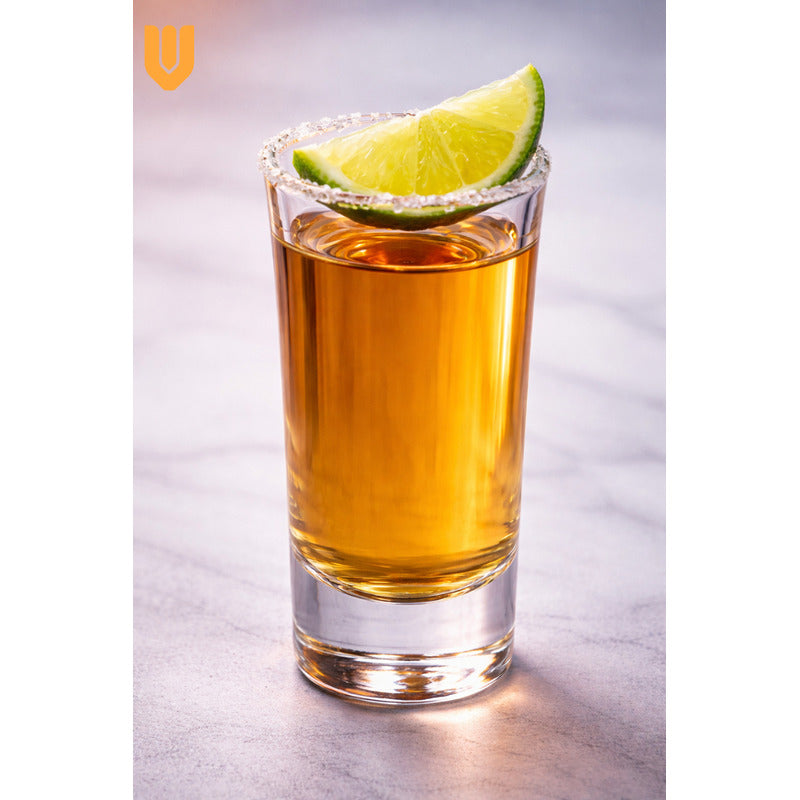 12 Vasos Shot Tequilero Pocillo Largo Vidrio Transparen 50ml Shot Tequila 50ml Vidrio Transparente Cristalino Largo Resistente Reutilizable Fiesta Bar Hogar Lavavajillas