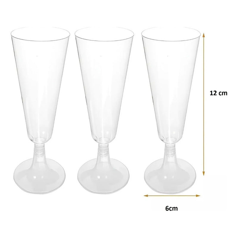 X24 Copas De Acrílico Copas Espumante Copas De Acrilico