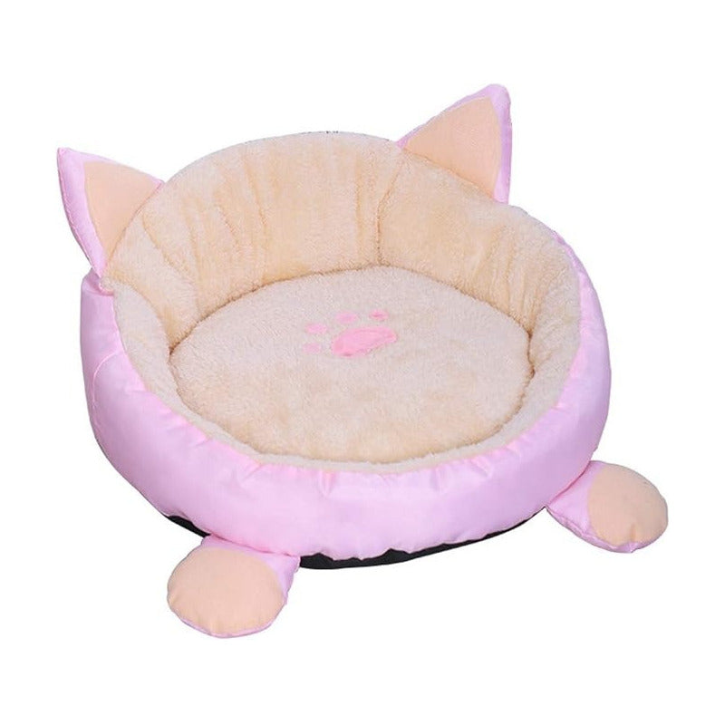 Cama Para Perro Cama Gato Cama Para Mascotas Cama De Perro Color Rosa Diseño Redonda