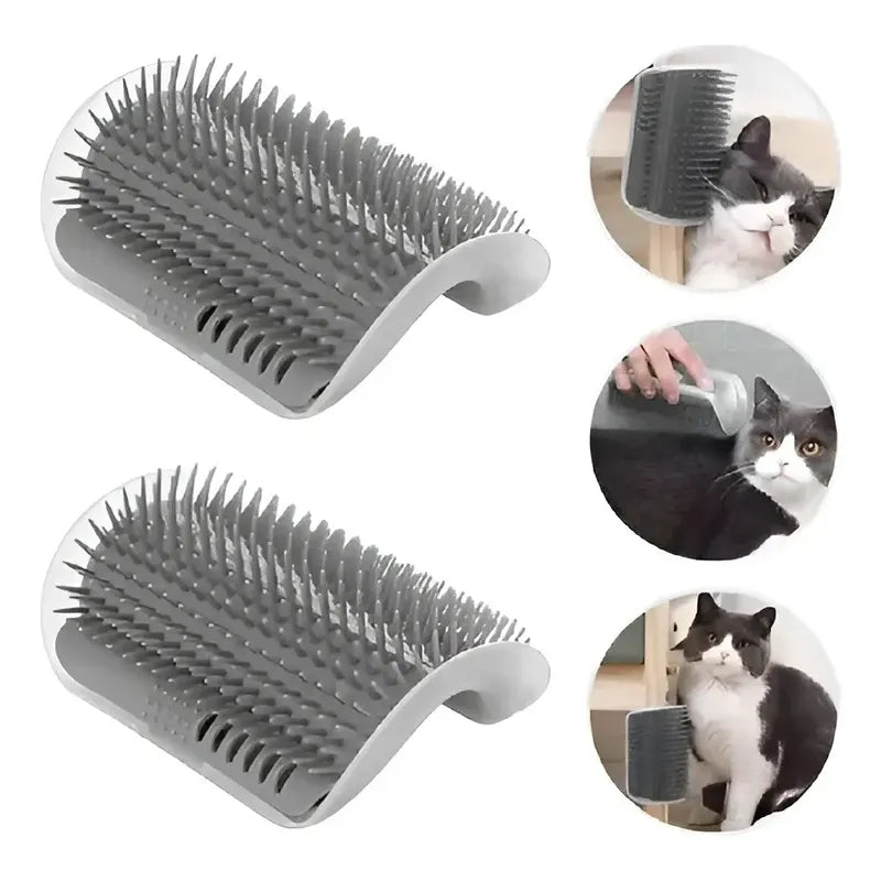 X2 Rascador Gato Yerba Gatera Rascado Para Gato Cepillo Gato Azul
