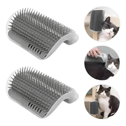 X2 Rascador Gato Yerba Gatera Rascado Para Gato Cepillo Gato Azul