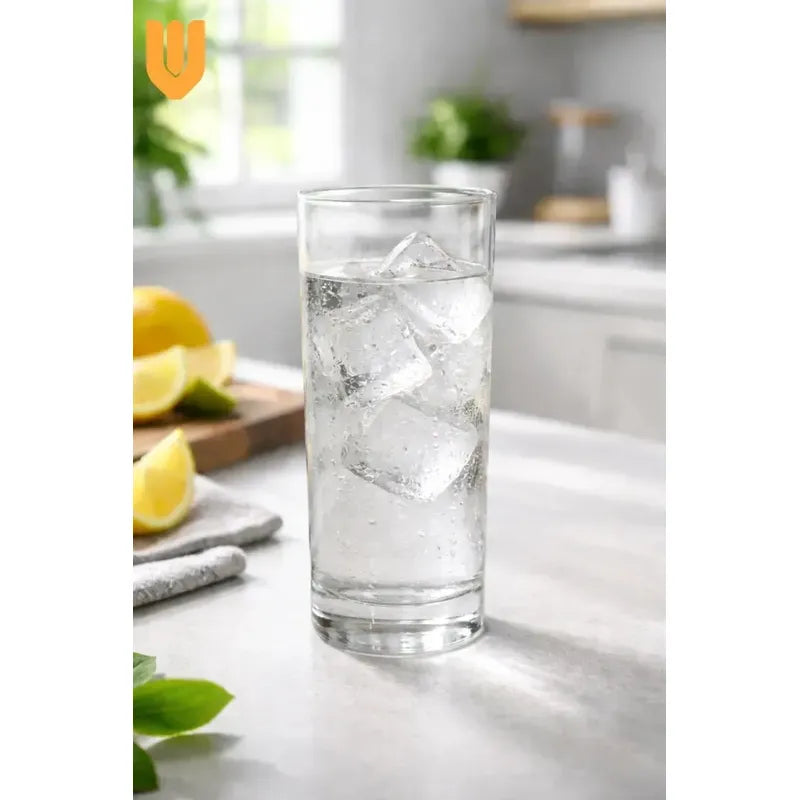 Vitrineon Cl Set 6 Vasos Vidrio Alto 200ml Transparente Bar Transparente