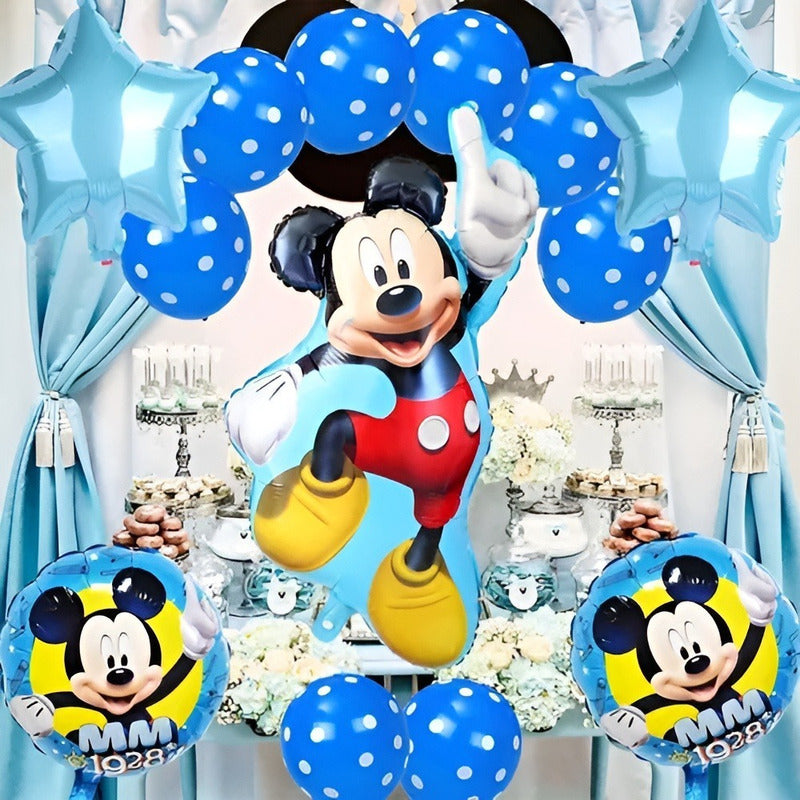 Set De Globos Mickye Mouse Decoracion Cumpleaños Mickey 011