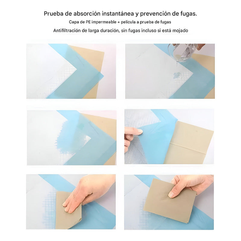 100 Sabanilla Adulto Protector Cama Pañales Protector 60x60 100 Sabanilla 60x60