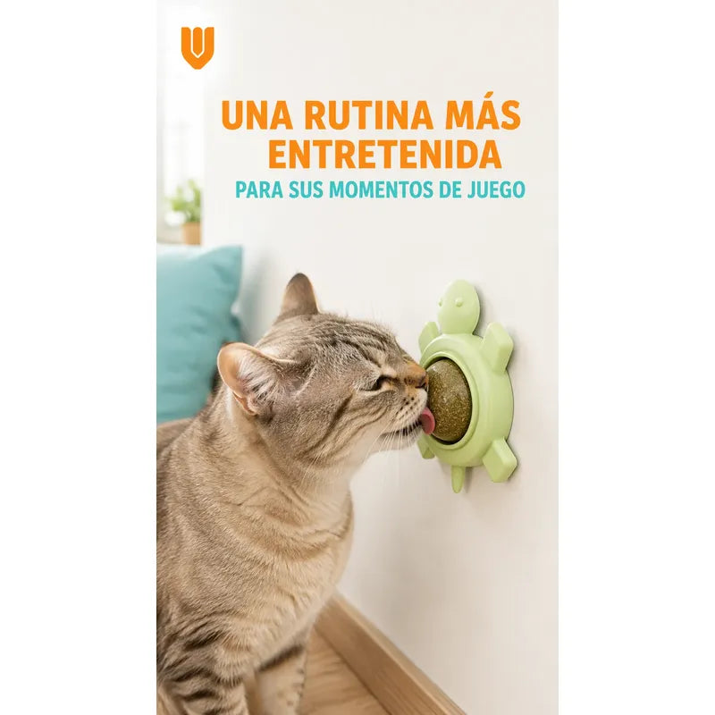 X2 Bola Hierba Gatera Catnip Snack Para Gatos Bola Adhesiva  Variado