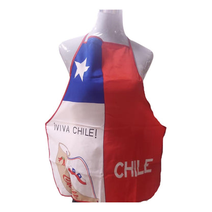 X4 Delantal Cocina Fechas Patrias Delantal Festivo Chile