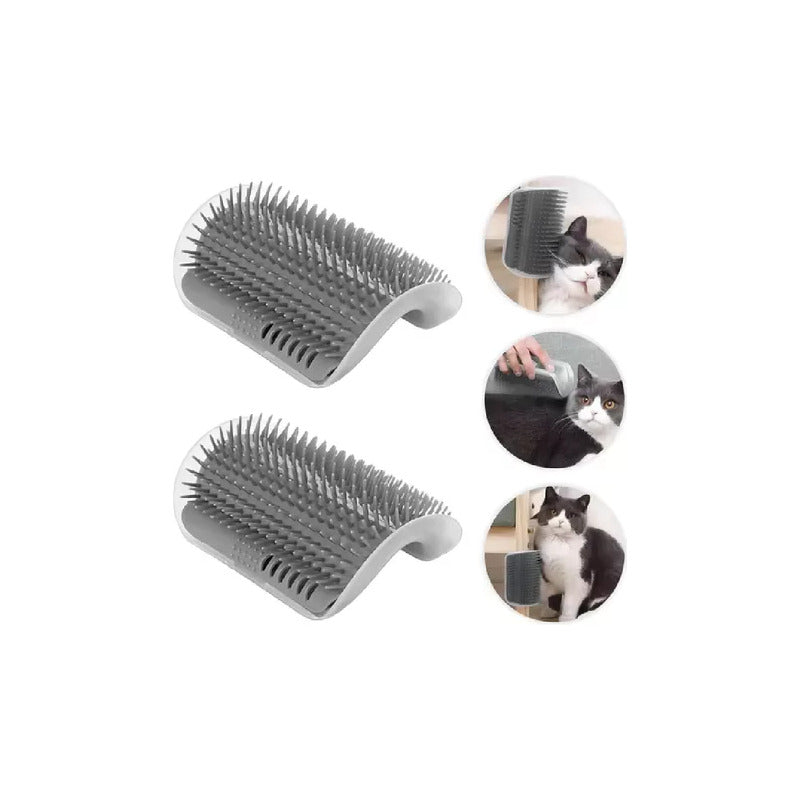 X2 Rascador Gato Yerba Gatera Rascado Para Gato Cepillo Gato