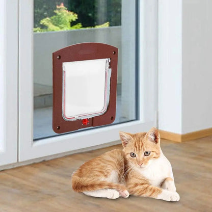 X2 Puerta Para Mascotas Puerta Gatera Puerta Abatible Perro