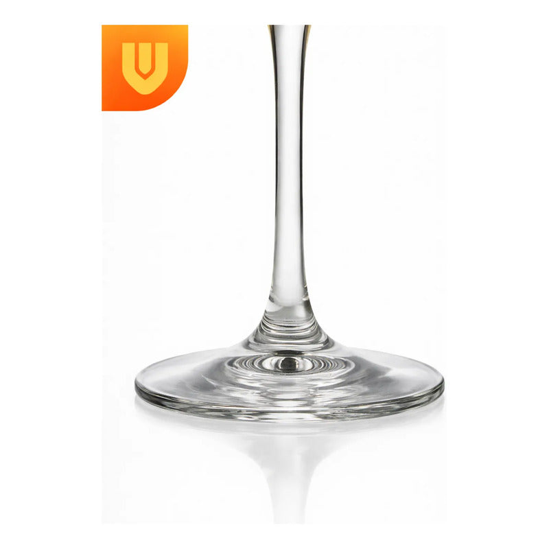 X2 Copas Vino Cristal Fino 175ml Borde Delgado Desarrollo Ba Transparente