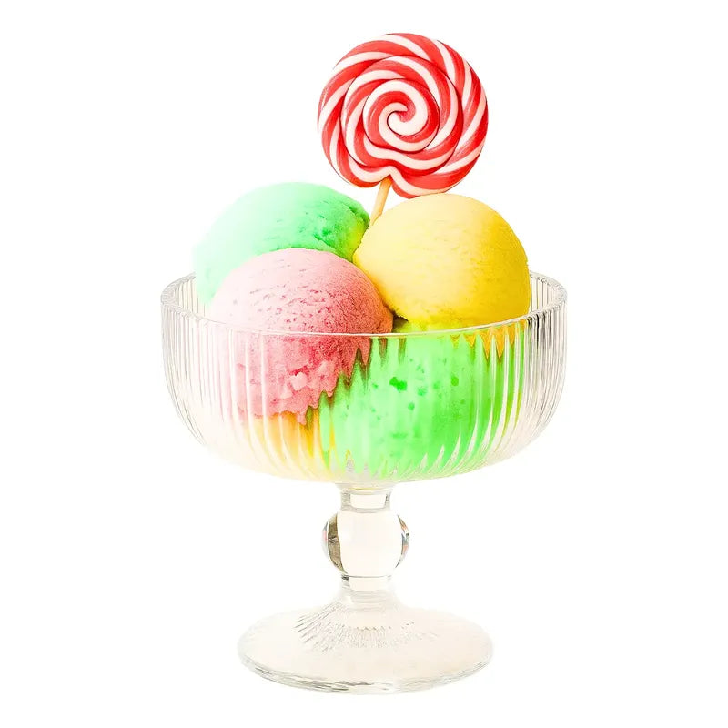 12 Copas De Helado Copas De Cristal Copas Vidrio Postre Hela Transparente