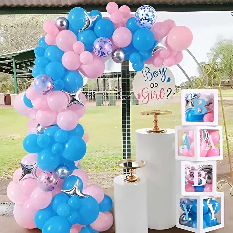 X8 Globos Baby Shower Decoracion Baby Shower Revelacion