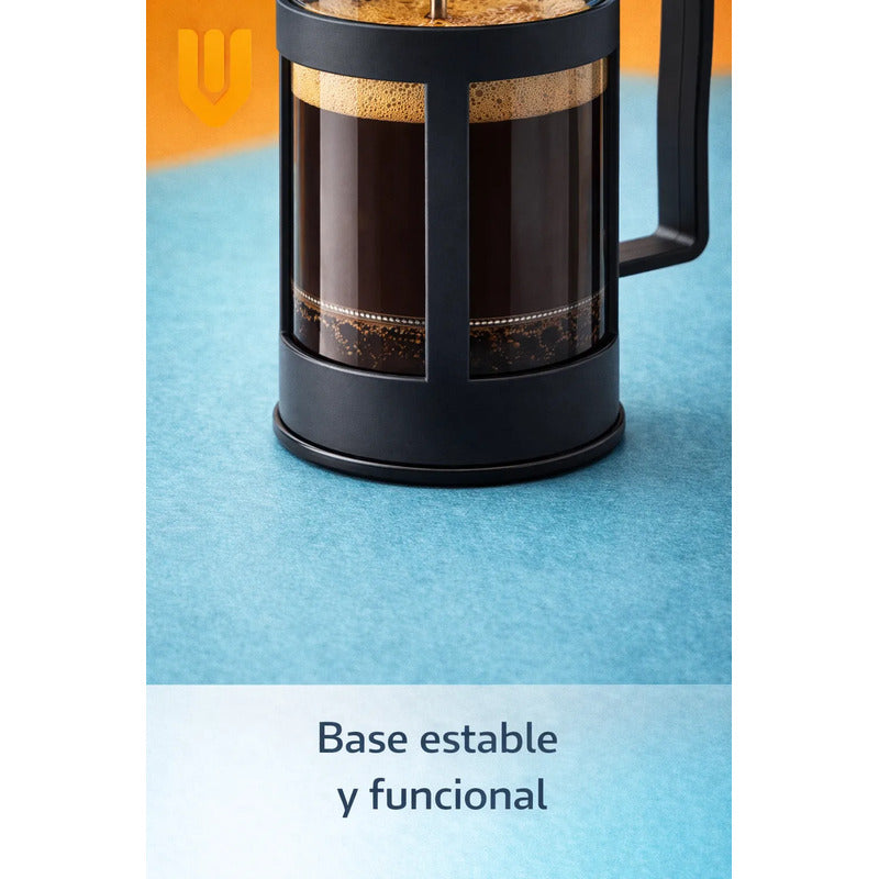 2 Cafetera Prensa Francesa Manual Cafe Prensa Francesa 600ml Negro