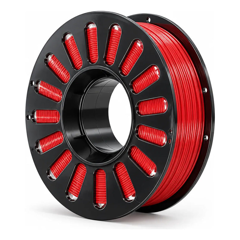 2 Rollos Filamento Rojo Impresora 3d Repuesto Carrete Bobina Rojo