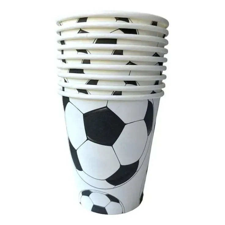 X10 Vasos Desechables Decoración Cumpleaños Futbol