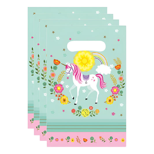 20 Bolsas Para Piñata Bolsas Dulces Bolsa Fiesta Unicornio