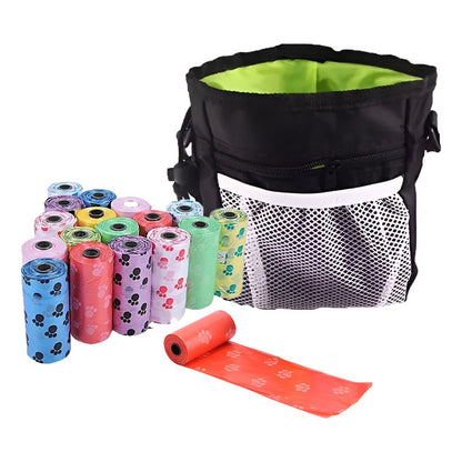 Bolso De Snack Para Mascotas + X10 Bolsas Basura Excrement