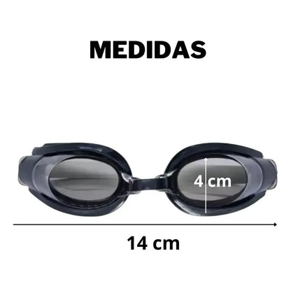 Lentes Natacion Niños Piscina Silicona Suave Vision Clara