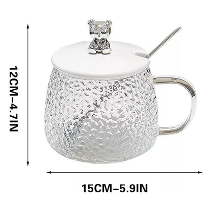 4 Taza Vasos Para Cafe Taza De Cafe Taza De Vidrio Cuchara