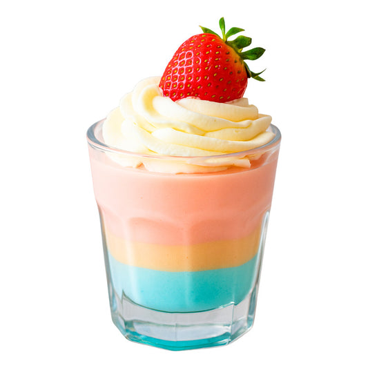 12 Vasos De Postre Vasos Shoperos Para Dulces Postres Vidrio