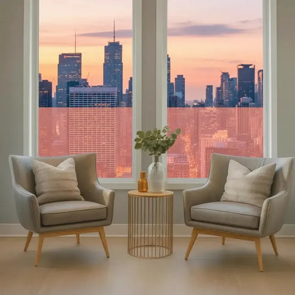 Vinilo Decorativo Espejada 2m 45cm Control Solar Aislante Plateado Reflectivo Efecto Espejo Tono Metalico Elegante Moderno Privacidad Visual Control Luz Apariencia Sofisticada Ventanas Hogar