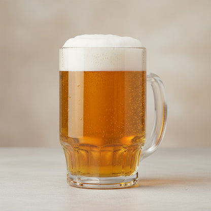 Set 2 Vasos Cerveceros Vidrio Jarra Shopero Cerveza Bar