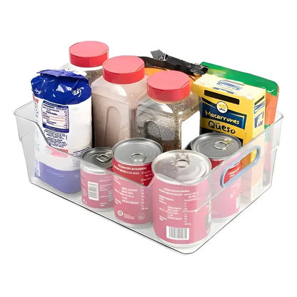 Pack X4 Organizador De Despensa Contenedor Multiuso Cocina Transparente - 196