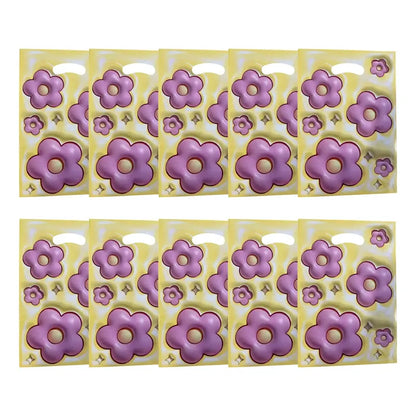 X10 Bolsas Para Piñata Bolsas De Cumpleaños Bolsas Fiesta Amarillo Flores
