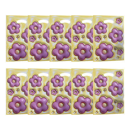 X10 Bolsas Para Piñata Bolsas De Cumpleaños Bolsas Fiesta Amarillo Flores